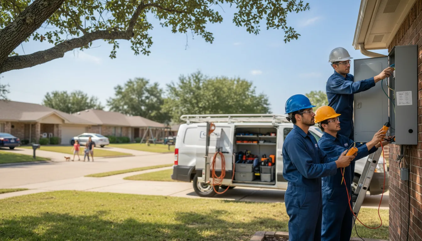 Certified electrician providing emergency electrical services in Westmoreland, KS